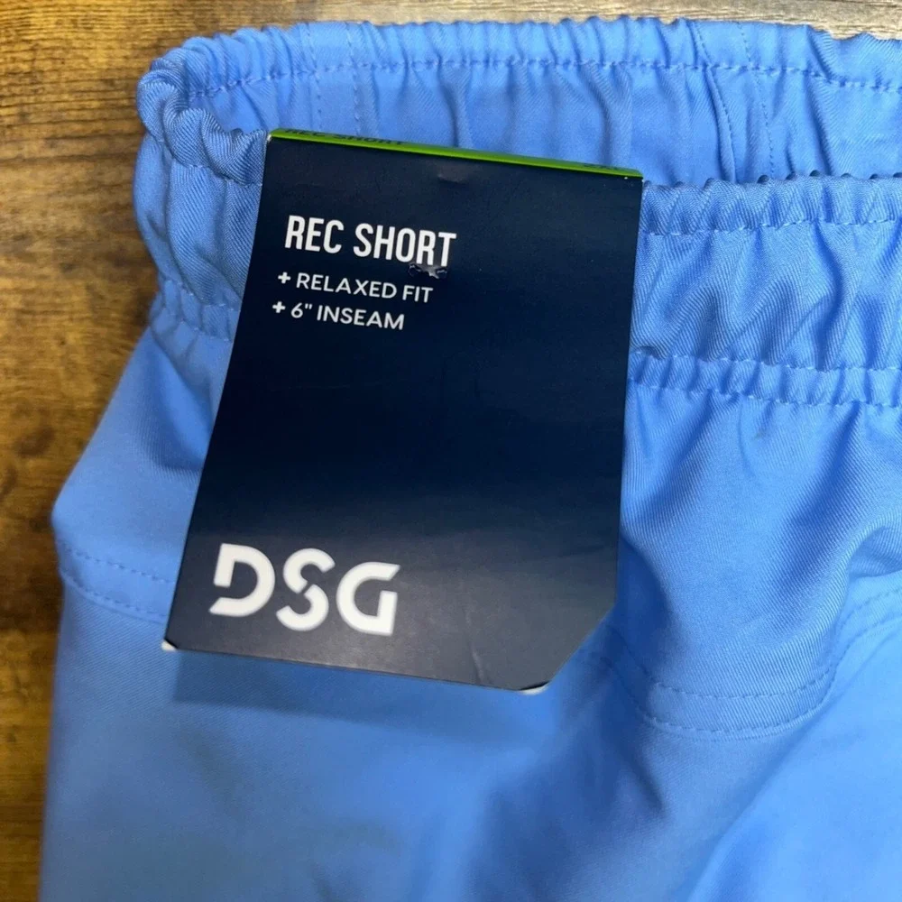 DSG Mens Running‎ Shorts Size 2XL Blue Relaxed Fit 6